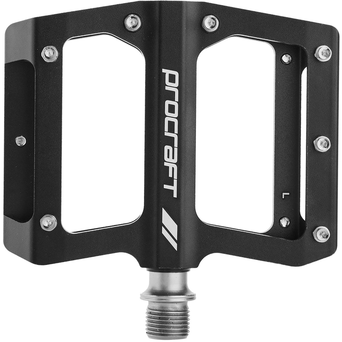 Pedal, Plattform, Fahrradpedal, Metall, Schwarz
