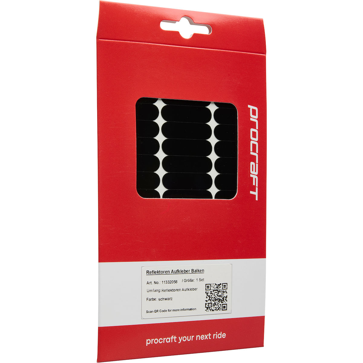 Reflektor, Aufkleber, Balken, Schwarz, Paketverpackung