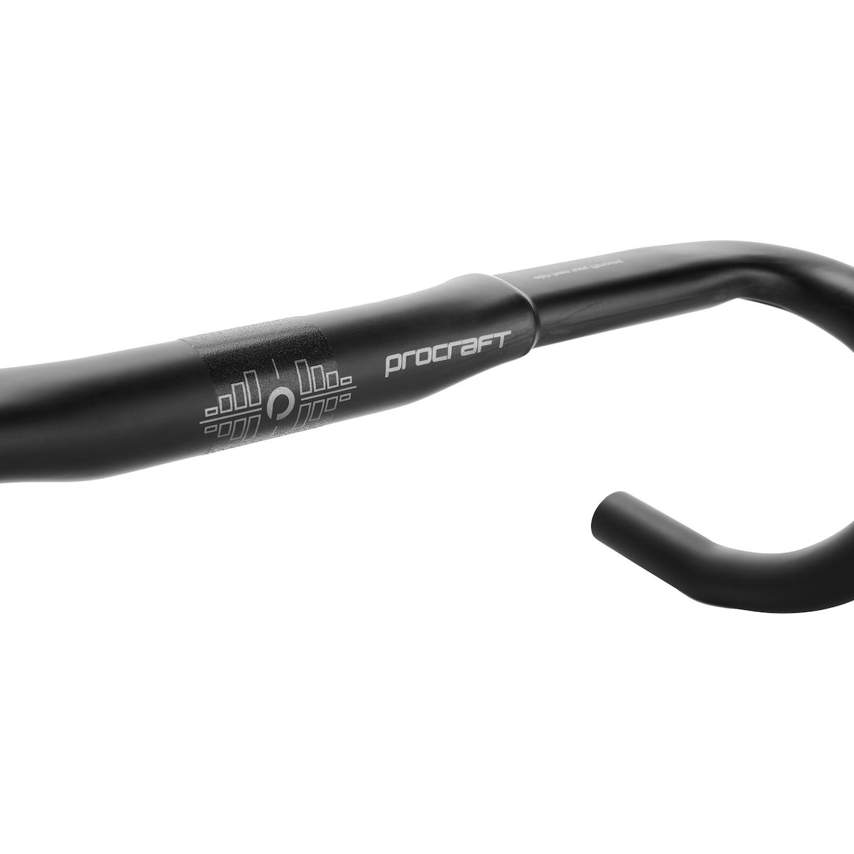 rennrad-bar, procraft, handgriff, schwarz, carbonoptik