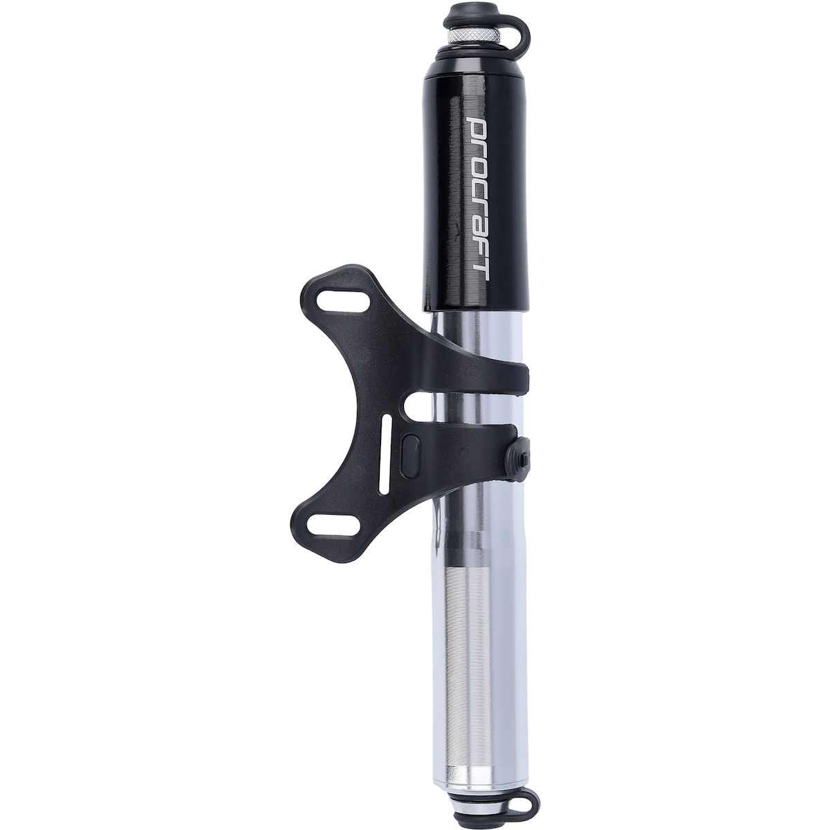 Fahrradpumpe, Minipumpe, Aluminiumzylinder, Halterung, manuelle Pumpe