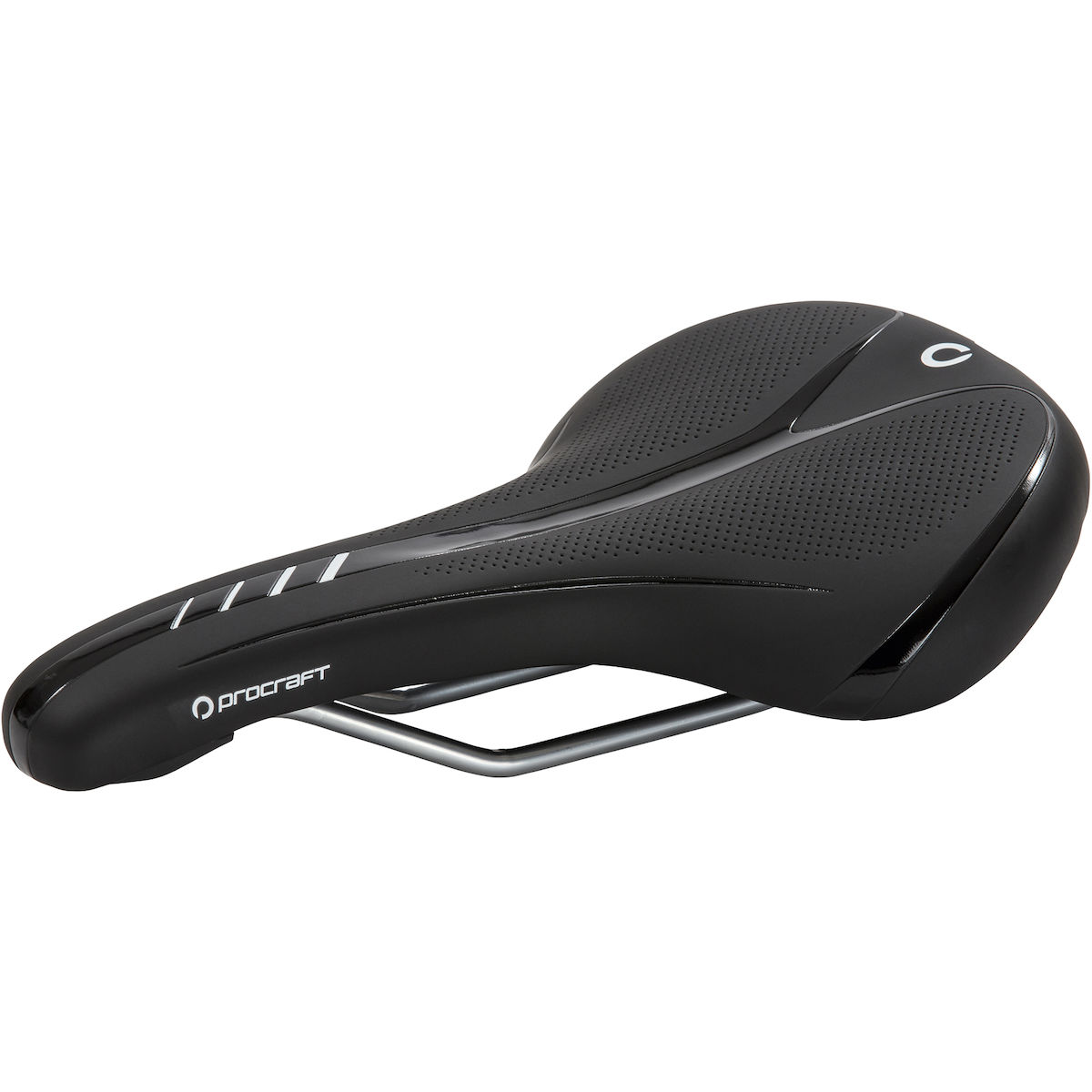 Sattel, Fahrradsattel, Gel-Sattel, schwarz, Sportlicher Sattel