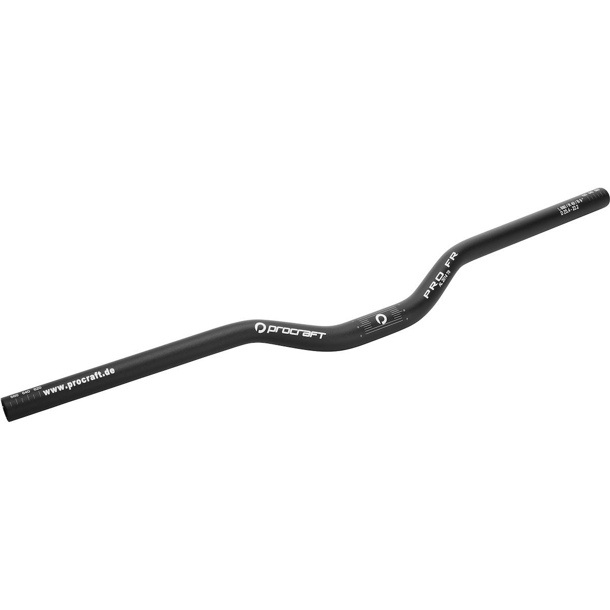 Lenker, Bike-Lenker, Stahl, Schwarz, ProCraft