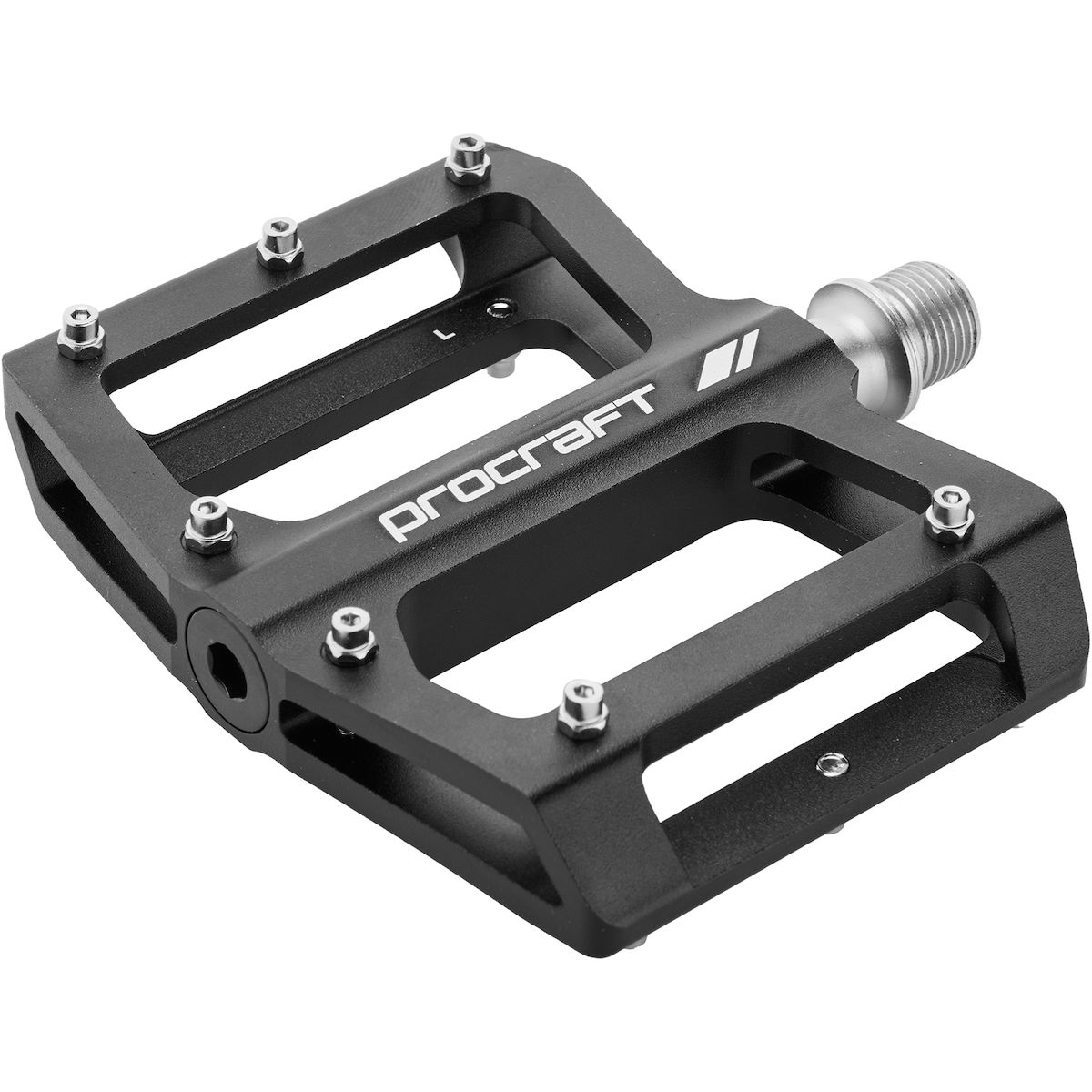 Fahrradpedale, Pedal, Metall, Schwarz, Klemm-Pedal