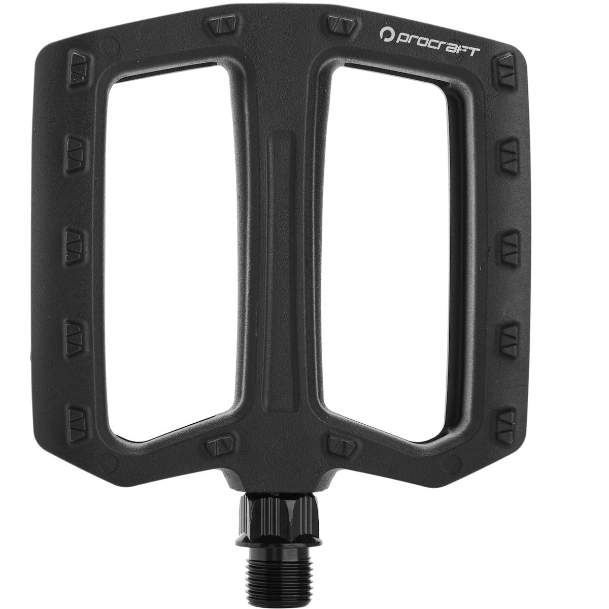 Pedale, Plattformpedal, Flachpedal, Rutschfeste Oberfläche, Procraft