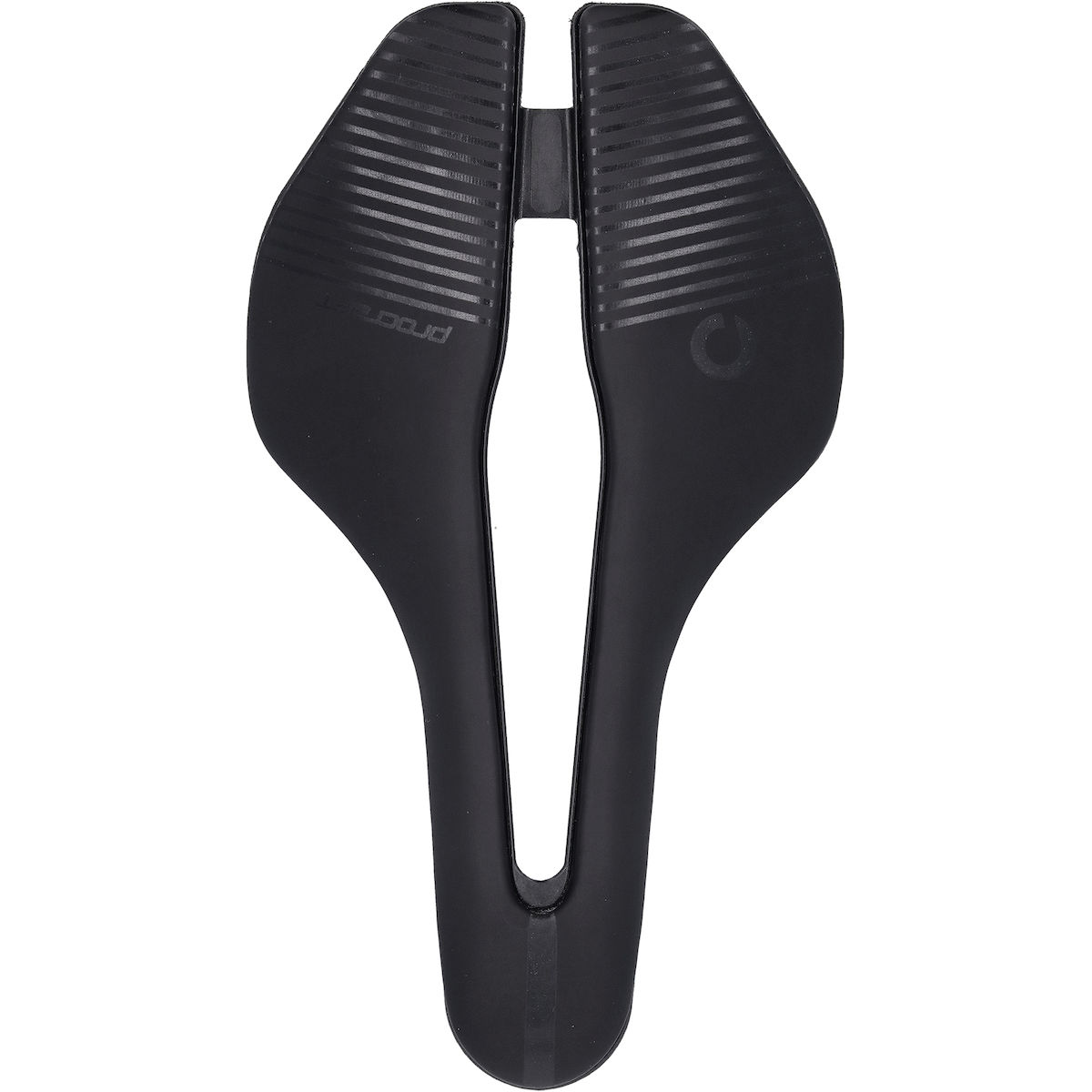 Rennrad-Sattel, Sattel, Schwarz, Klett-/Soft-Touch, Profilierter Sattel