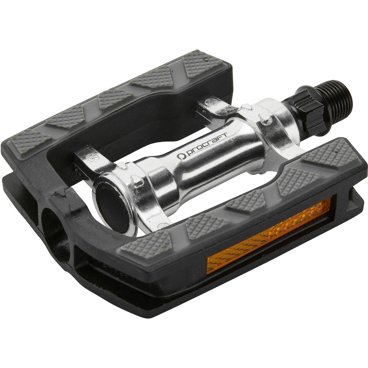 Fahrradpedal, Axialpedal, Rennradpedal, Reflexschild, Metallpedal