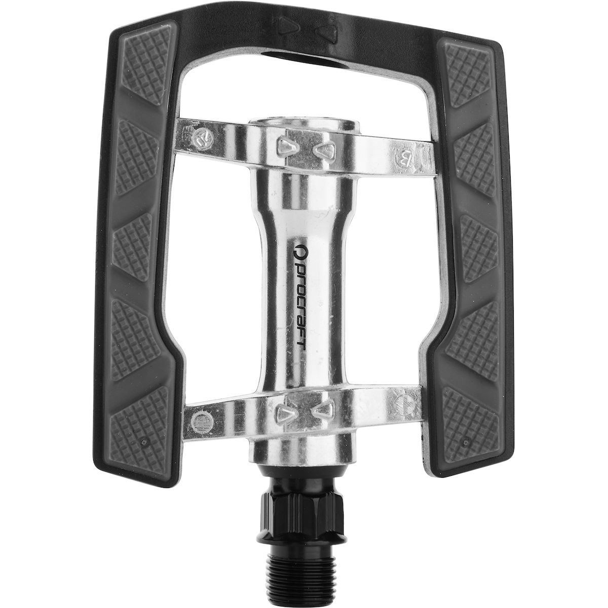 Pedal, Plattformpedal, Aluminium, Rutschfest, Gewinde-Anschluss