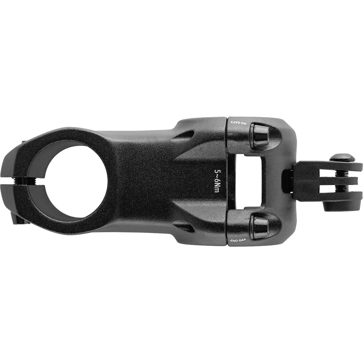 Lenkerhalter, Lenkerklemme, Tubularschelle, Aluminium, Schwarz
