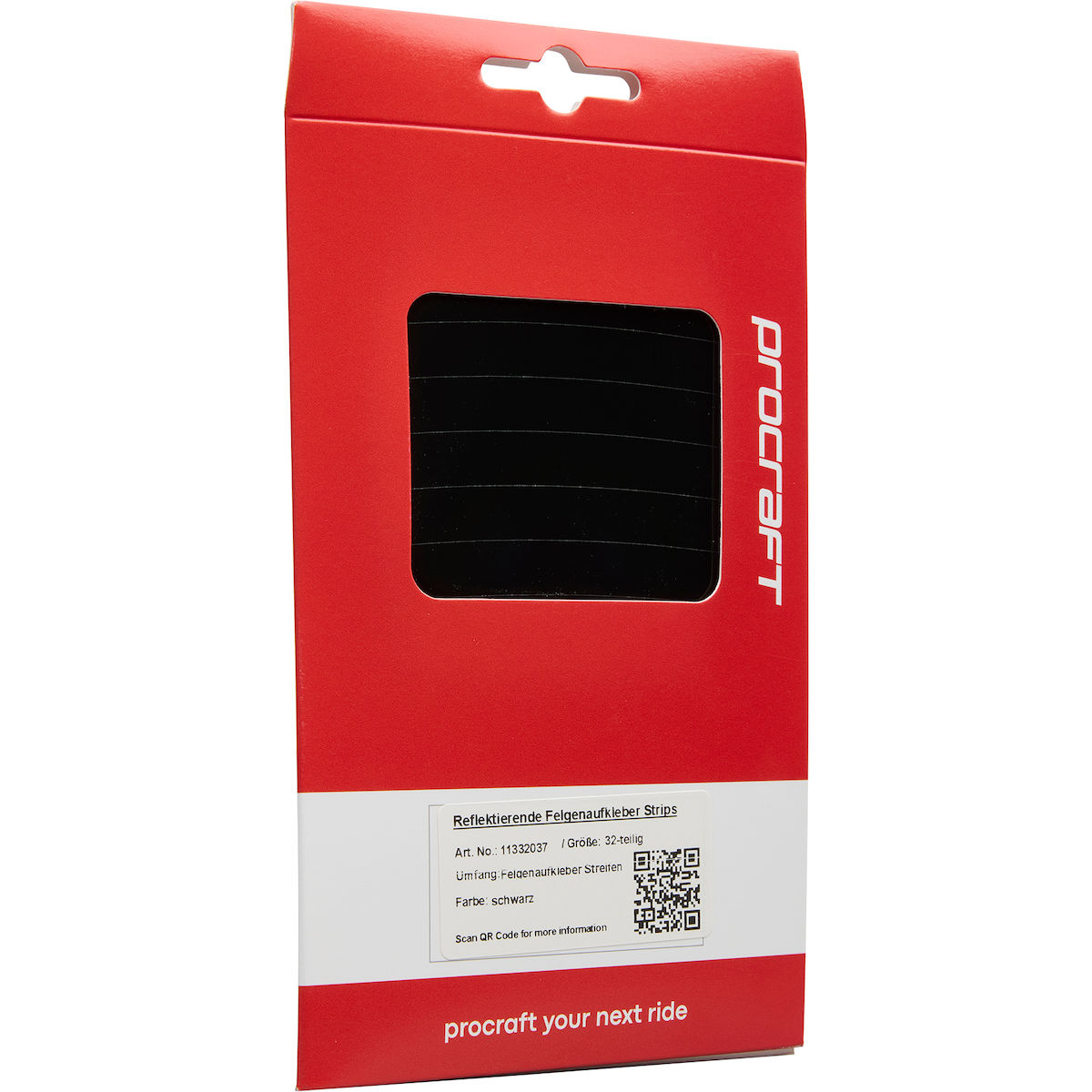 reflektierende Stripe, Felgenband, Schwarz, Aufkleber, Verpackung