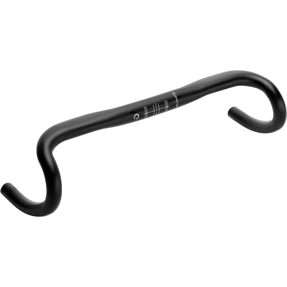 Lenkergabelung, Rennradlenker, Carbon, schwarz, Curved
