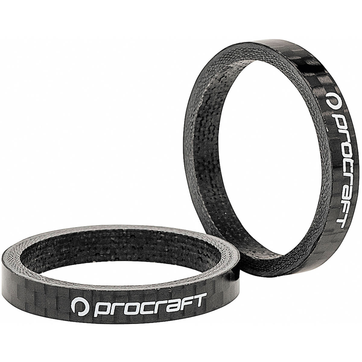 Ahead Spacer, carbon, 1 1/8 inch – pack of 2