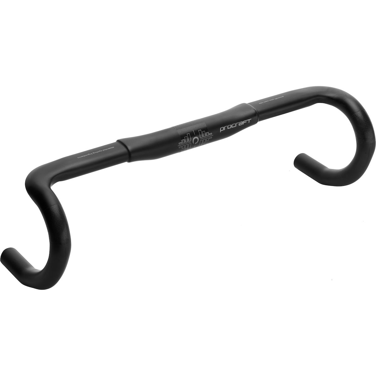 Fahrradlenker, Rennradlenker, Schwarz, ProCraft, Lenkerform