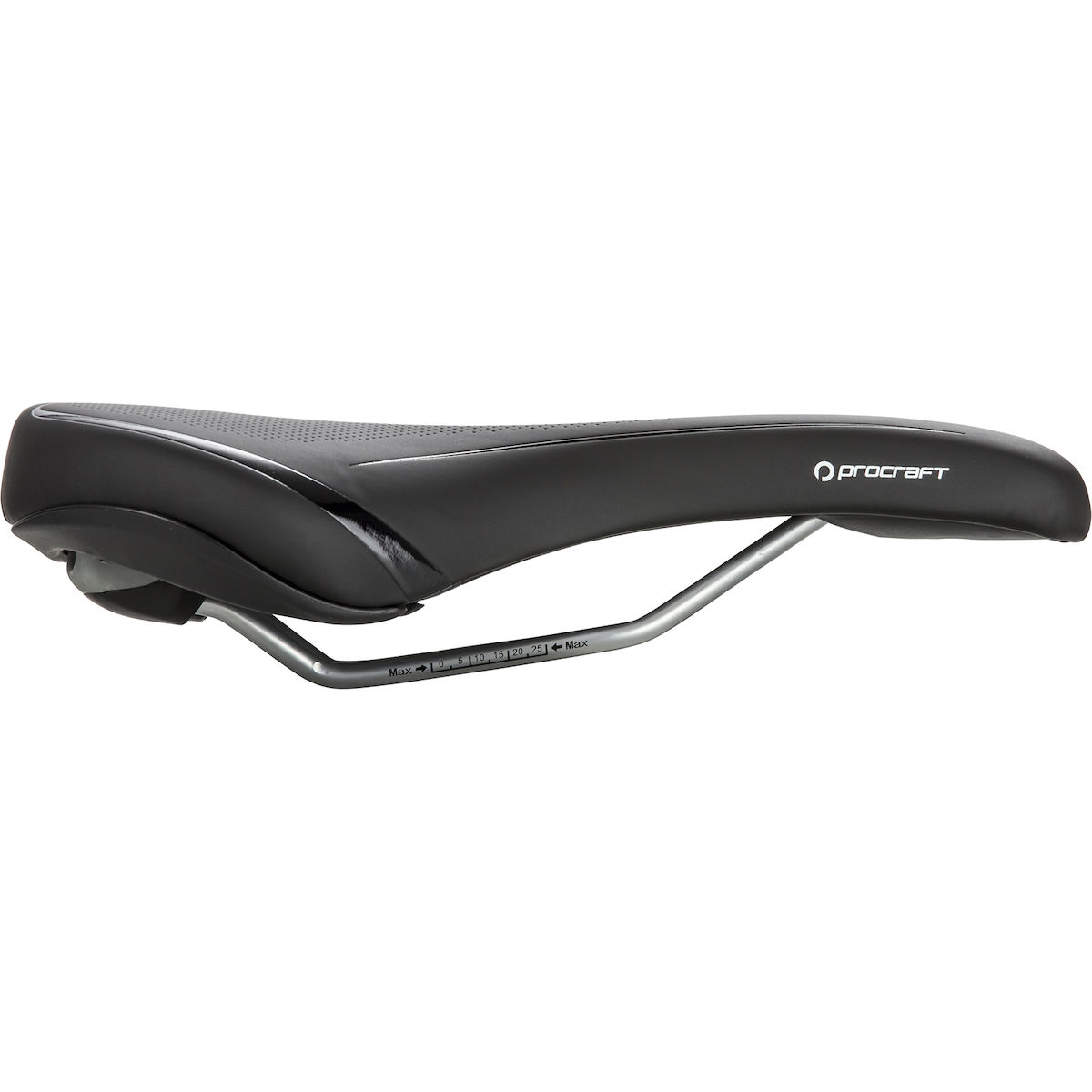 Sattel, Trekking-Sattel, Schwarz, Metallrahmen, Breite