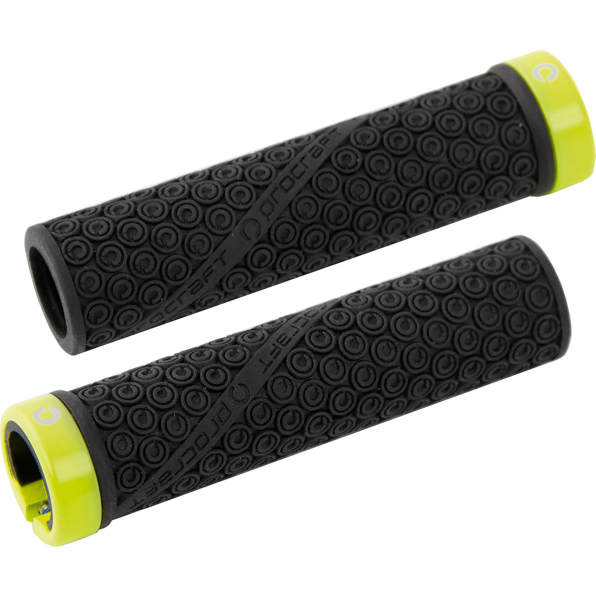Griffe, Griffschale, Rutschfeste Griffe, Gelb-Schwarz, Fahrradgriff