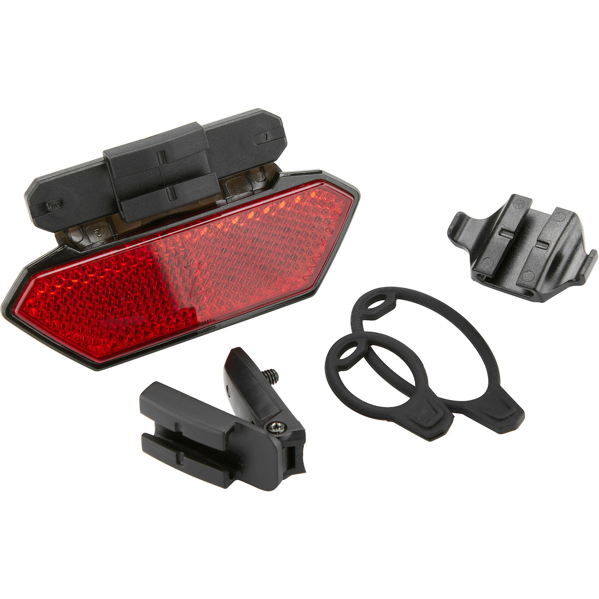 Rücklicht, Fahrrad-Rührücklicht, Reflektor, Dauerlicht, Montagehalterung
