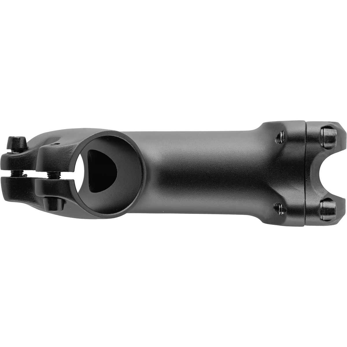 Lenker, Vorbau, Steuersatzklemme, Aluminium, Schwarz