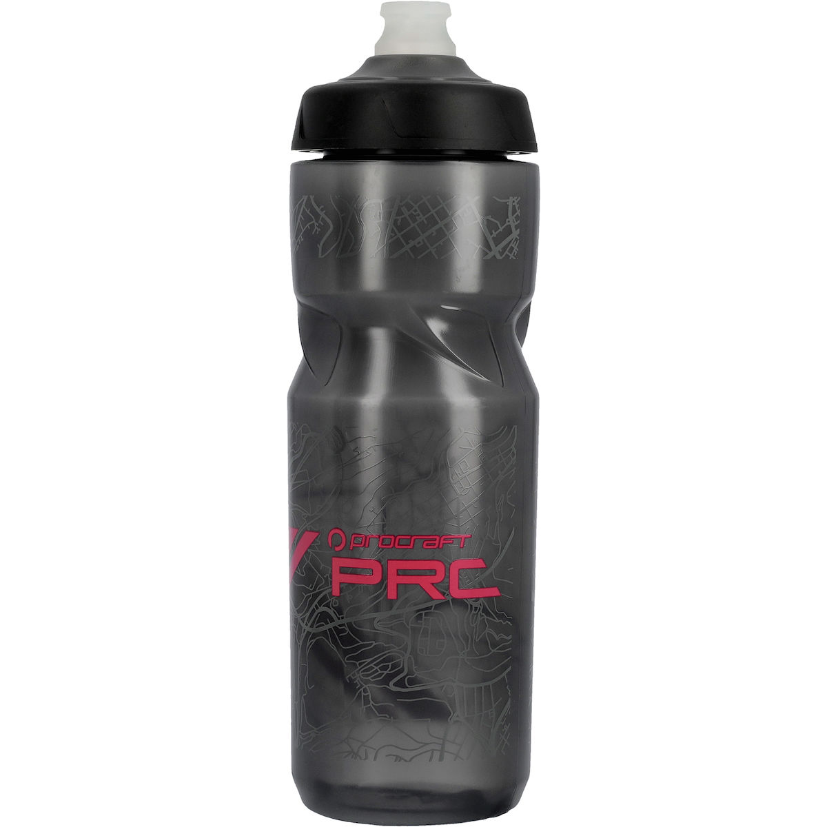 Trinkflasche, Sportflasche, grau, Trinkbehälter, PRC-Design
