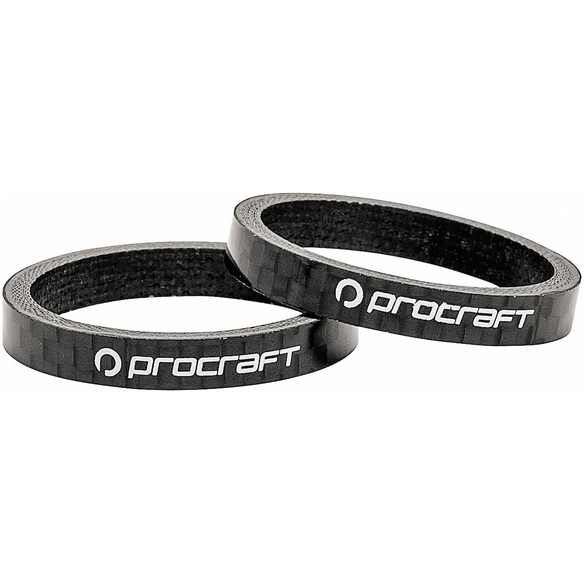 Ahead Spacer, carbon, 1 1/8 inch – pack of 2