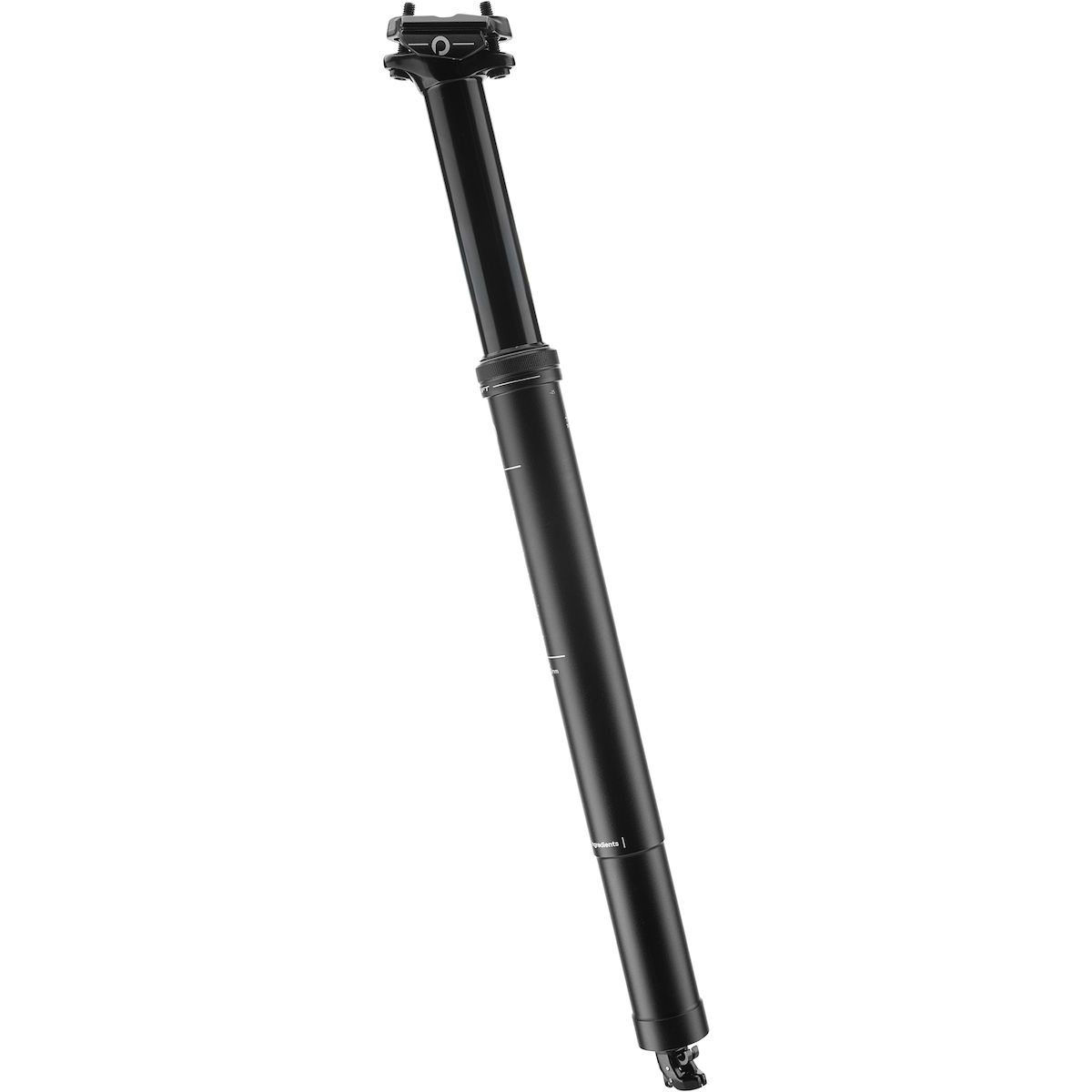 Sattelstütze, Dichtes schwarzes Finish, Klemmitsch schwarz, Verstellbar, Durchmesser?