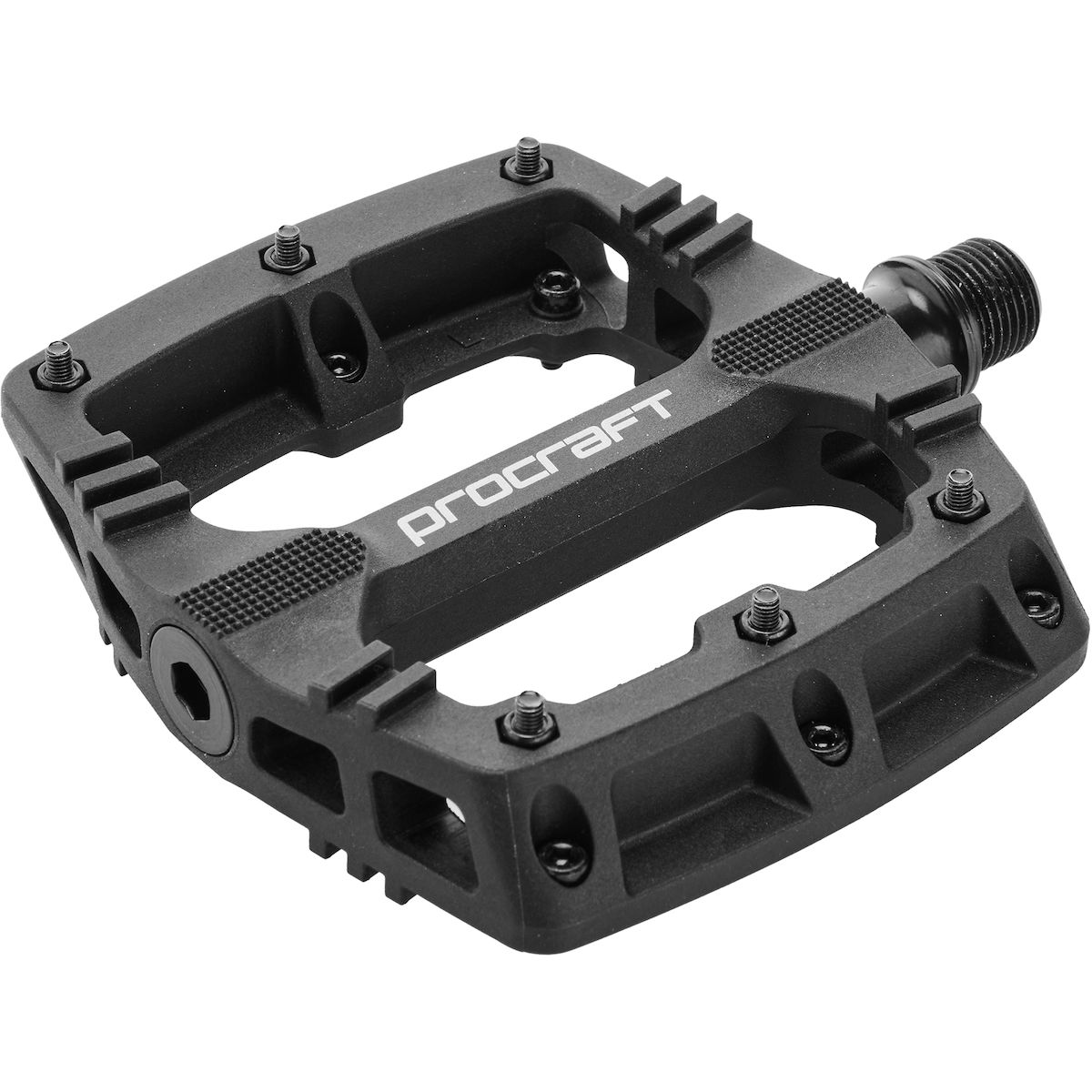 Pedal, Platform, Clipless, Aluminium, Schwarz