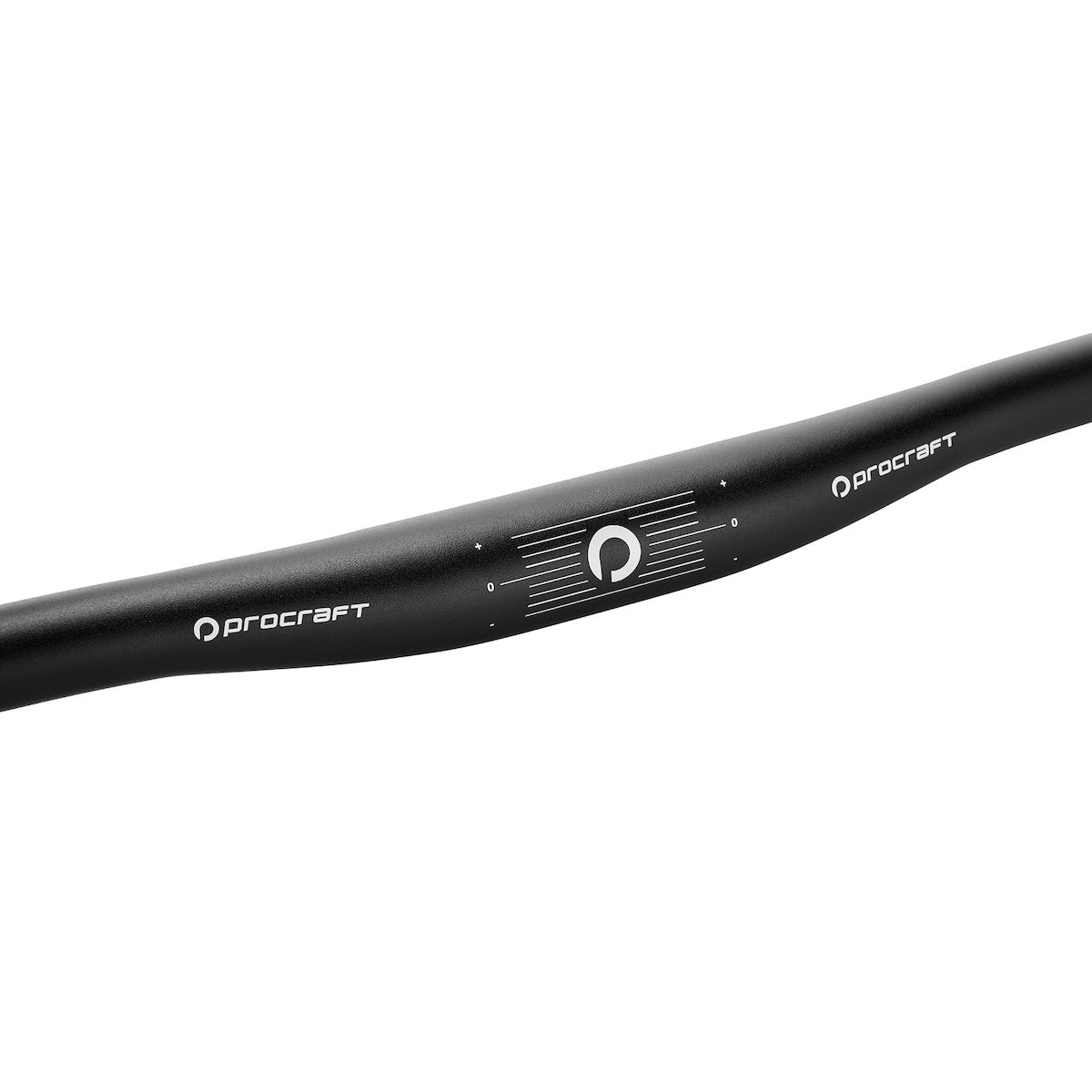 Ergonomischer Griff, Schwarz, Procraft, Messmarkierung, Radsportzubehör